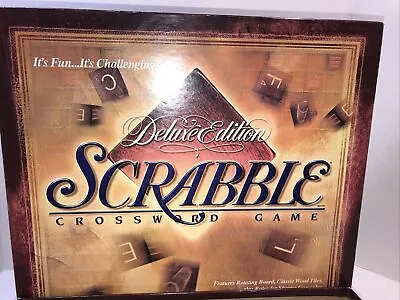 Buy MB Hasbro Scrabble Deluxe Turntable Edition Board Game 04034 • 35.45£