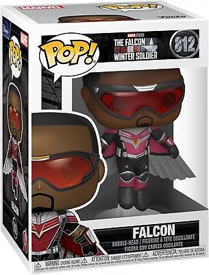 Buy Funko POP Marvel The Falcon & Winter Soldier Falcon (Flying Pose) Figure • 8.79£