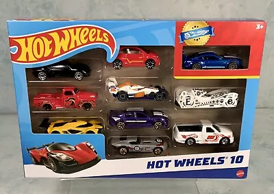 Buy Hot Wheels 10-Car Gift Pack Of 1:64 Scale Vehicles​ (As Pictured) #O New Sealed • 14.95£