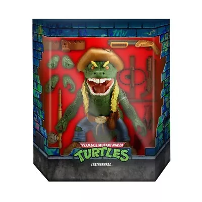 Buy Teenage Mutant Ninja Turtles Ultimates Figure Leatherhead 18 Cm Super 7 NEW! • 24.99£