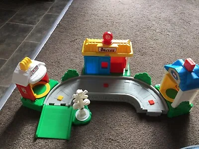Buy Fisher Price Little People Fun Sound Train Track 2001. With Sounds Spares • 7.50£