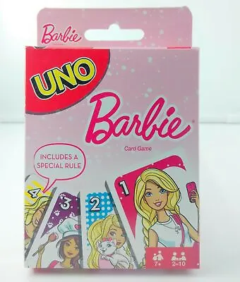Buy Barbie UNO Card Game Brand New Sealed Package Mattel Games New Original Rare • 15.48£