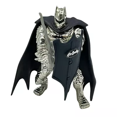 Buy Legends Of Batman SILVER KNIGHT Deluxe Metallic Armor Kenner 1995 • 15.99£