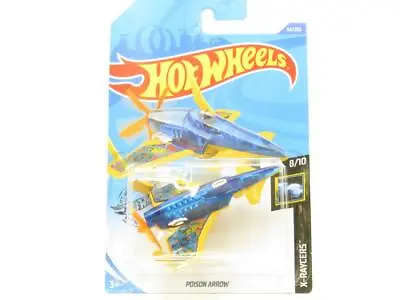 Buy Hot Wheels Poison Arrow X-Raycers Blue 64/250 Long Card 1 64 Scale Sealed New • 6.79£