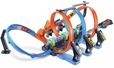 Buy Hot Wheels Corkscrew Crash Track Set RRP 50.00 Lot R1343 • 42.99£