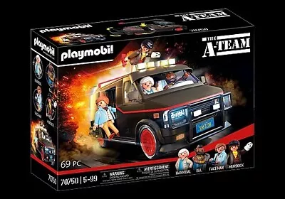 Buy Playmobil The A-Team Van With Hannibal, Murdoch, BA, Face * Brand New • 57.75£