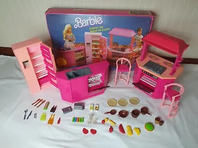 Buy Barbie Kitchen Set #0806 Kitchen Play Set Mattel RARE 1986 Original Box Vintage  • 77.07£