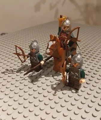 Buy Lego Lord Of The Rings LOTR Eomer & 2 X Riders Of Rohan Soldiers Hobbit NEW • 60£