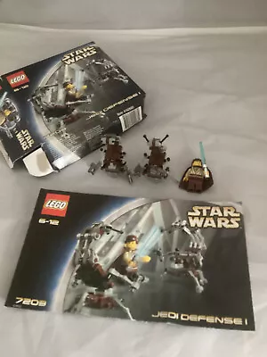 Buy LEGO Star Wars 7203 Jedi Defense 1          Complete +Instructions + BOX • 29.99£