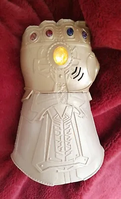 Buy Marvel Avengers Thanos The Infinity Gauntlet Light & Sounds Fist Glove Toy WORKS • 9.15£
