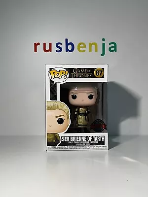 Buy Funko Pop! TV Game Of Thrones Ser Brienne Of Tarth Special Edition #87 • 14.99£