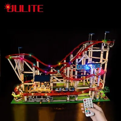 Buy LED Light Kit For Roller Coaster - Compatible With LEGO® 10261 Set (Classic Vers • 50.39£