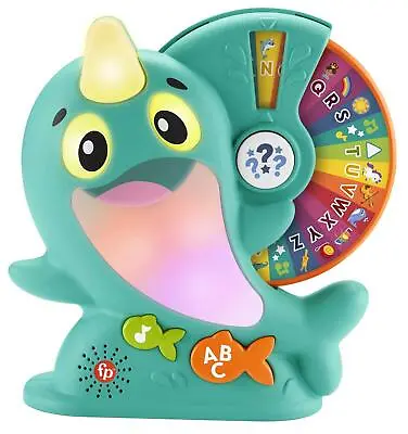 Buy Fisher-Price Linkimals Learning Narwhal Interactive Educational Activity Playset • 22.49£