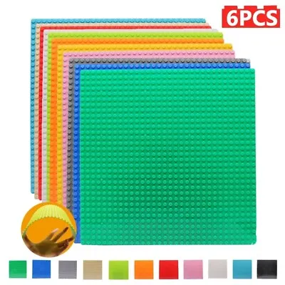 Buy 6 Pack LOT 32x32 Dots Base Plate Building Blocks LEGO Compatible Boards 25cm • 12.95£
