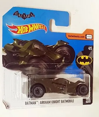 Buy Hot Wheels 4/5 Batman Arkham Knight Batmobile Grn Short Card Collectable Toy Car • 11.99£
