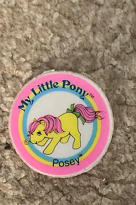 Buy My Little Pony Vintage 1984 Puffy Sticker Posey • 3.50£