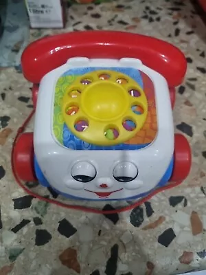 Buy Fisher Price Retro Style Pull Along Telephone Kids Educational Toy Story • 0.99£