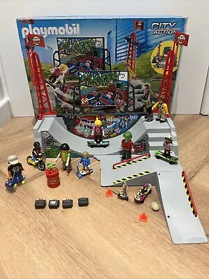Buy Playmobil City Action Skate Park 70168 Complete - 1 With Box See Description • 29£