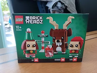 Buy Lego 40353 Brick Headz, Elf, Reindeer And Ellie, New. • 12.99£