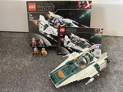 Buy LEGO Star Wars Resistance A-Wing Starfighter (75248) Retired Set Quick Dispatch • 40£