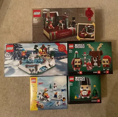 Buy LEGO Christmas Sets 40410 Charles Dickens Tribute & Other Sets - Brand New • 105£