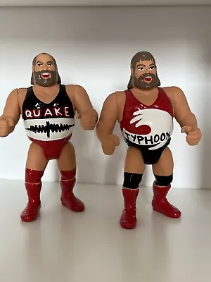 Buy WWF WWE Hasbro Custom Wrestling Figures. Natural Disasters Typhoon Earthquake • 25£