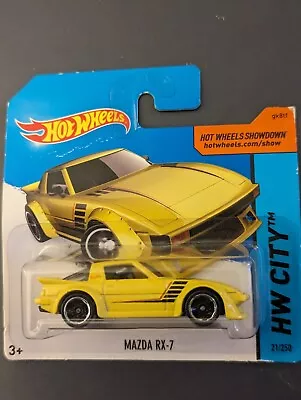 Buy Hot Wheels Mazda RX7. H R City. Showdown. Yellow. 2014. • 2.99£