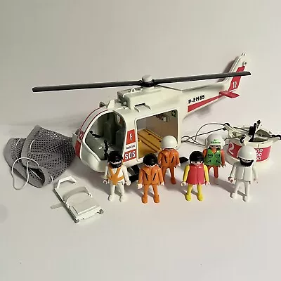 Buy Playmobil 3789 Rescue Helicopter Spares & Repairs - Vintage Used - Read Desc • 11.99£