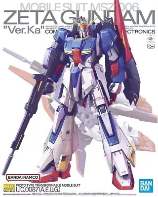 Buy Bandai Zeta Gundam Ver.Ka MG Mobile Suit 1/100 Model Kit Gunpla - New • 79.99£