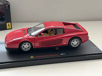 Buy 1:18 Hot Wheels ELITE Ferrari TESTAROSSA V. RARE! Red! MINT! Original Box! • 79£