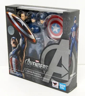 Buy Marvel Captain America Avengers Assemble Edition Bandai Tamashi S.H. Figuarts • 102.95£