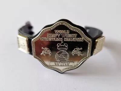 Buy Toy Biz - Black Gold WCW Champion Title Belt For Action Figure • 3£