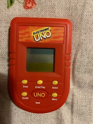 Buy Vintage Handheld Electronic UNO Game Working 2001 Mattel Inc. • 10£