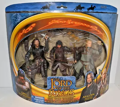 Buy Toybiz Lord Of The Rings Freedom To Edoras Set Gimli Aragorn Legolas Two Towers • 79.99£