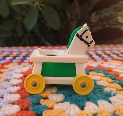 Buy Vintage Retro Fisher Price Little People Little Riders Horse Vehicle 1970s Toy • 5£