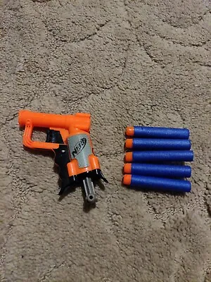 Buy Nerf Jolt Hand Gun/Blaster - Plus 5 Darts/Bullets - Orange Very Good Condition • 5£