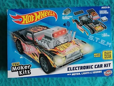 Buy Hot Wheels Electronic Car Kit 9  With Motor,Lights&Sounds BTHW-ME1 Age8+  • 20£