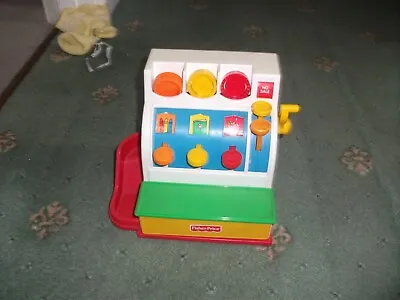 Buy FISHER PRICE TILL/ CASH REGISTER C1994 EXCELLENT LEARNING/PLAY TOY WITH COINS • 13.98£