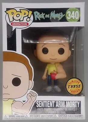 Buy Funko POP #340 Sentient Arm Morty (Thumbs Up) Chase Rick And Morty Damaged Box • 19.99£