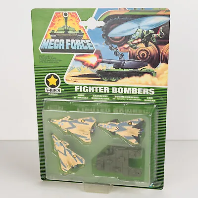 Buy MOC Vintage 1989 Kenner Mega Force V Rocs Fighter Bombers • 20£
