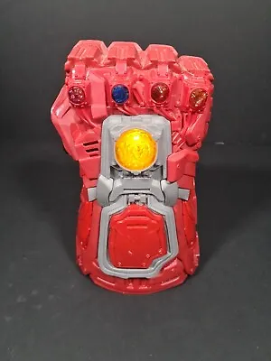Buy Marvel Avengers Endgame Red Iron Man Infinity Gauntlet Fist Light Up Sound • 8£