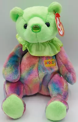 Buy Ty Beanie Babies August The Birthday Bear New With Tags • 5.99£
