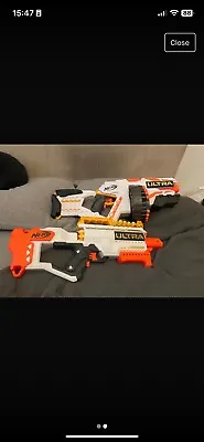 Buy Two Nerf Ultra Guns With 110 Exbullets In Good Condition Hardly Used • 65£