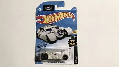 Buy Hot Wheels DC Comics The Dark Knight White Batmobile Long Card BNIB • 3.99£