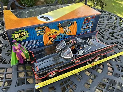 Buy Batmobile Classic TV 6” Figures Batman Robin Cat Girl Mattel 18”  • 275£