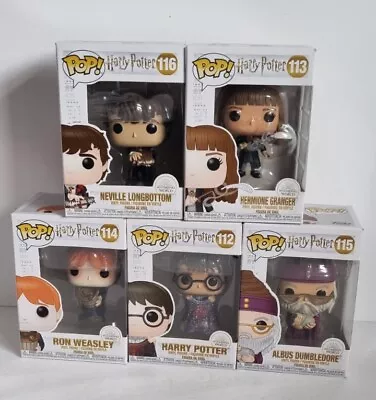 Buy 5 X Harry Potter Funko Pop Bundle | 112, 113, 114, 115 & 116 | Box Damage  • 34.99£
