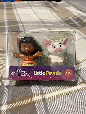 Buy Little People Fisher Price Disney Princess Moana & Pua (brand New In Box) • 15£