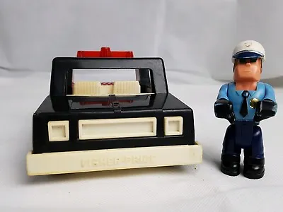 Buy 1981 - 84 Vintage Fisher Price Husky Helpers POLICE PATROL CAR & Man  • 16£