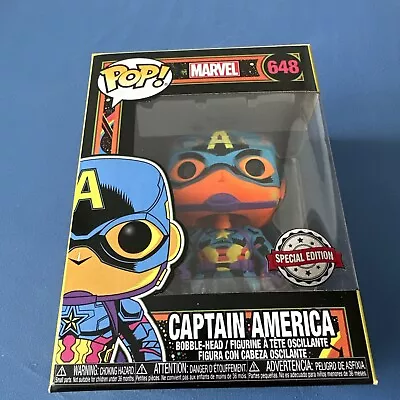 Buy #648 Captain America (Blacklight) Marvel Special Edition Funko POP  • 8£
