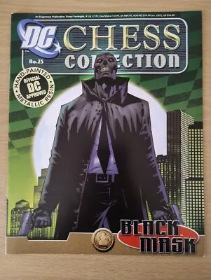 Buy DC Chess Set Eaglemoss Magazine Only No 25 Black Mask • 4£